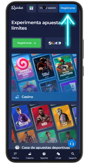 Rainbet Página principal